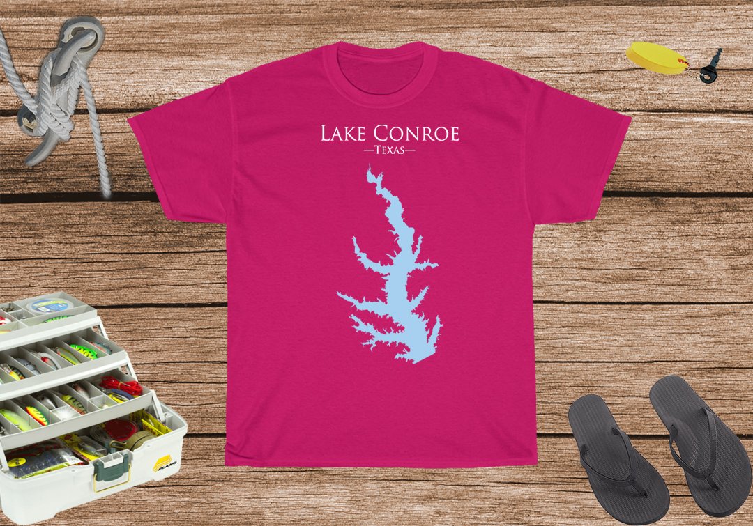 Lake Conroe Life Heavy Cotton Tee - Texas Lake