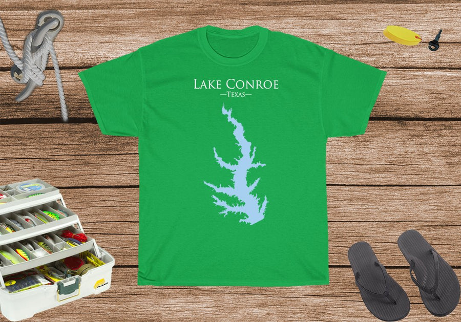 Lake Conroe Life Heavy Cotton Tee - Texas Lake