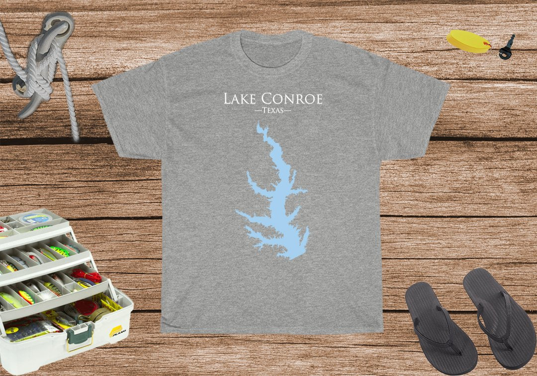 Lake Conroe Life Unisex Heavy Cotton Tee - Texas Lake