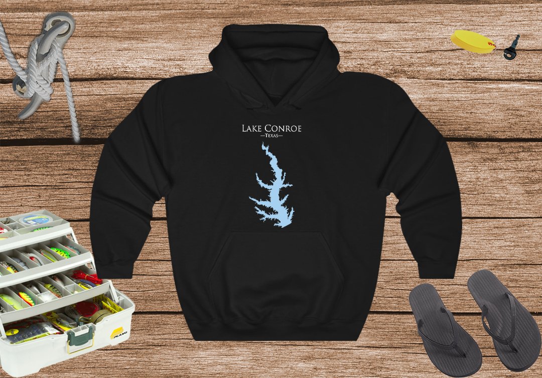 Lake Conroe Life Hoodie Sweatshirt - Texas Lake