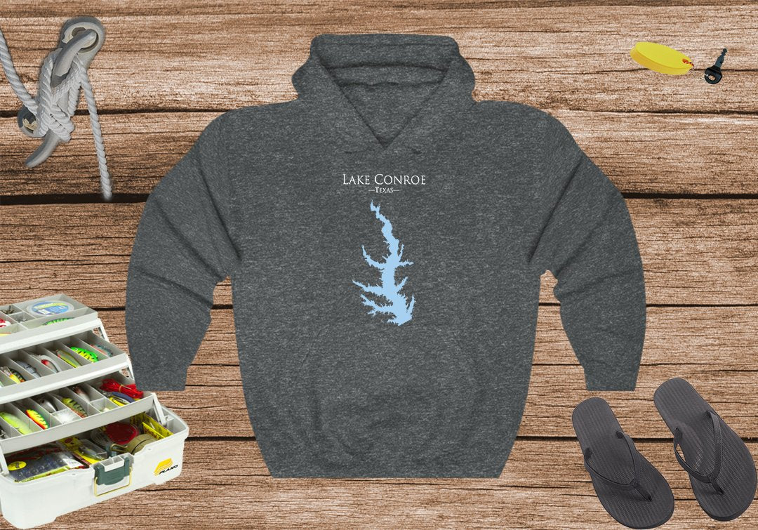 Lake Conroe Life Hoodie Sweatshirt - Texas Lake