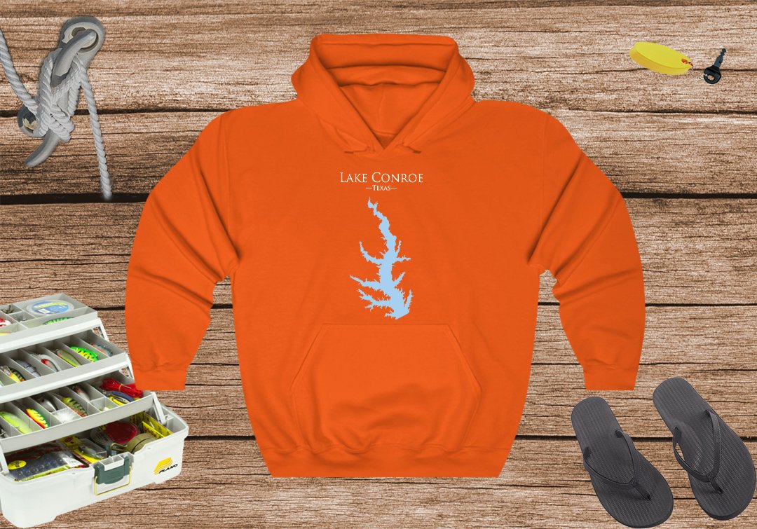 Lake Conroe Life Hoodie Sweatshirt - Texas Lake