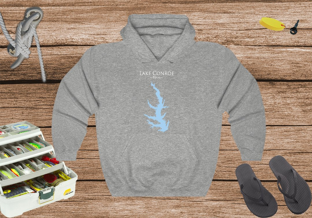 Lake Conroe Life Hoodie Sweatshirt - Texas Lake