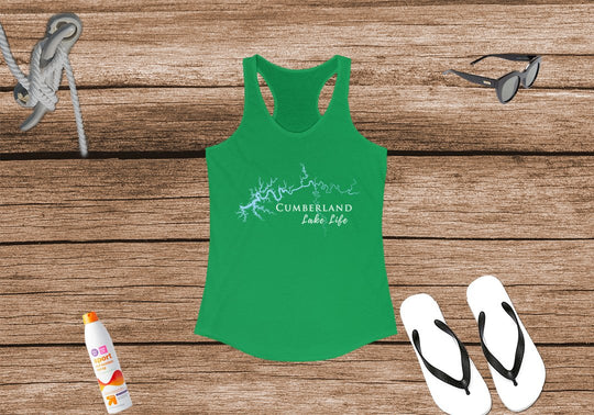 Cumberland Lake Life Women's Ideal Racerback Tank - Kentucky Lake