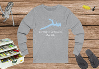Cypress Springs Lake Life Unisex Cotton Jersey Long Sleeve Tee - Texas Lake