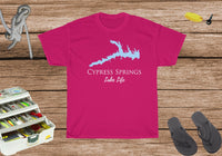 Cypress Lake Life Heavy Cotton Tee - Texas Lake