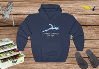Cypress Springs Lake Hoodie Sweatshirt - Texas Lake