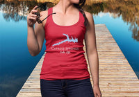 Cypress Springs Lake Life Women's Ideal Racerback Tank - Texas Lake