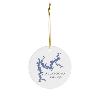 Allatoona Lake Life Ceramic Ornament - Classic Christmas Ornaments - Georgia Lake