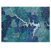 Kerr Lake Life Jigsaw Puzzle (252, 500, 1000-Piece) - South Carolina Lake