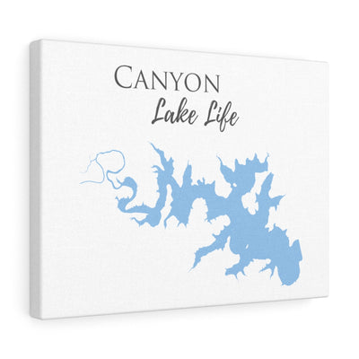 Canyon Lake Life  - Canvas Gallery Wrap - Canvas Print - Texas Lake