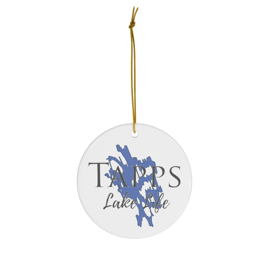 Tapps Lake Life - Ceramic Ornament - Classic Christmas Ornaments - Washington Lake