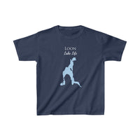 Loon Lake Life - Kids Heavy Cotton Tee - New York Lake