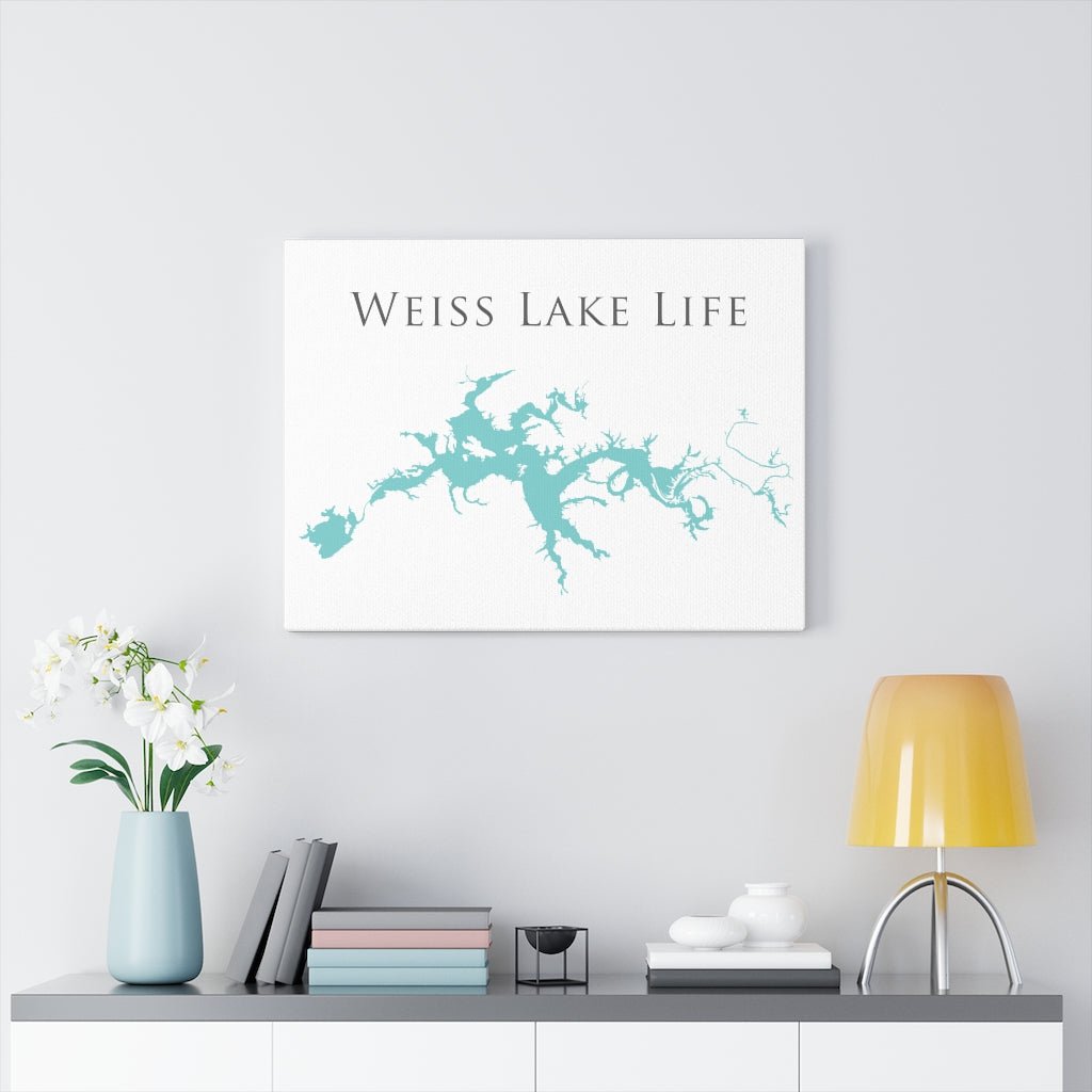 Weiss Lake Life  - Canvas Gallery Wrap - Canvas Print - Georgia Lake