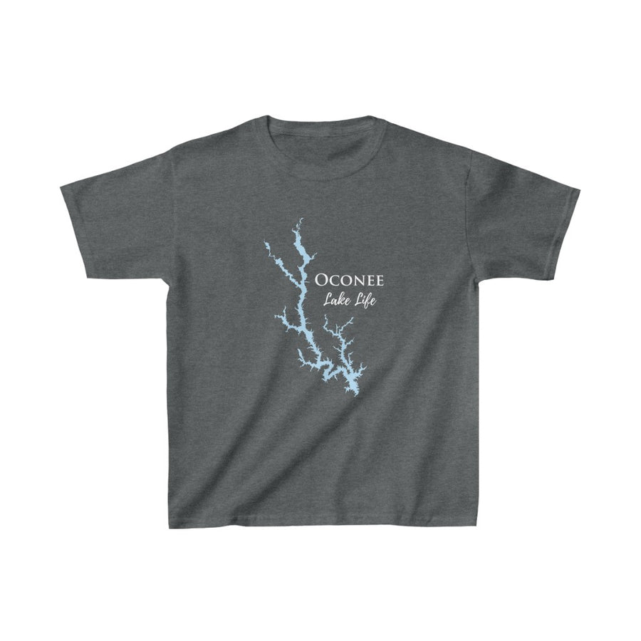 Oconee Lake Life - Kids Heavy Cotton Youth Tee - Georgia Lake