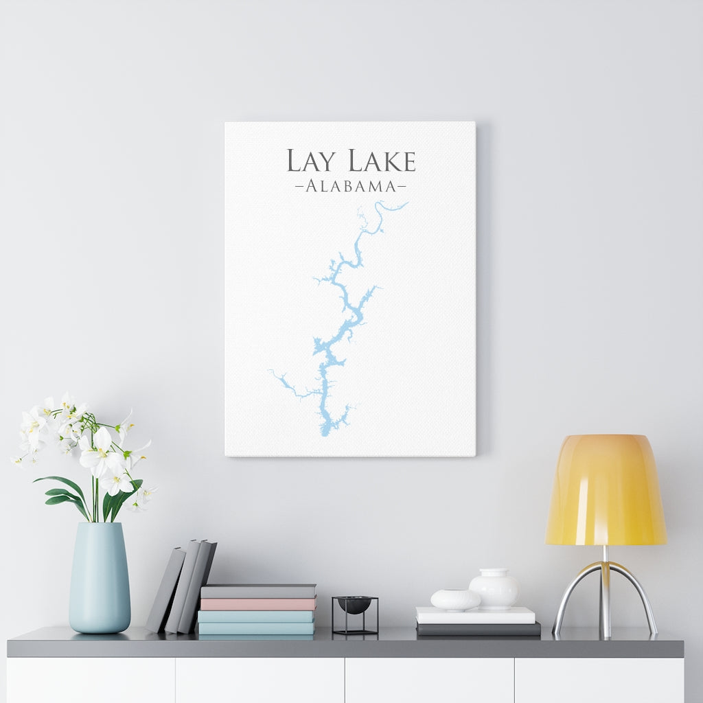 Lay Lake Alabama - Canvas Gallery Wrap - Canvas Print - Alabama Lake