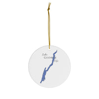Lake George Life Ceramic Ornament - Classic Christmas Ornaments - New York Lake