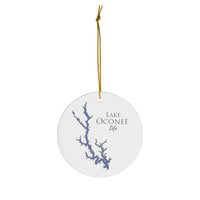 Lake Oconee Life Ceramic Ornament - Classic Christmas Ornaments - Georgia Lake