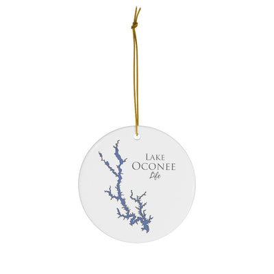 Lake Oconee Life Ceramic Ornament - Classic Christmas Ornaments - Georgia Lake