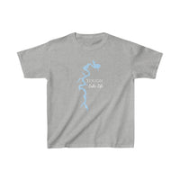 Yough Lake Life - Kids Heavy Cotton Youth Tee - Youghiogheny Lake - Maryland Lake