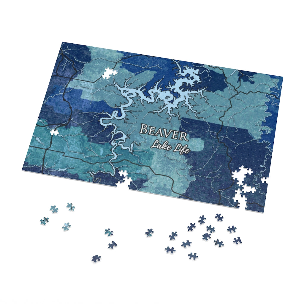Beaver Lake Life Jigsaw Puzzle (252, 500, 1000-Piece) - Arkansas Lake