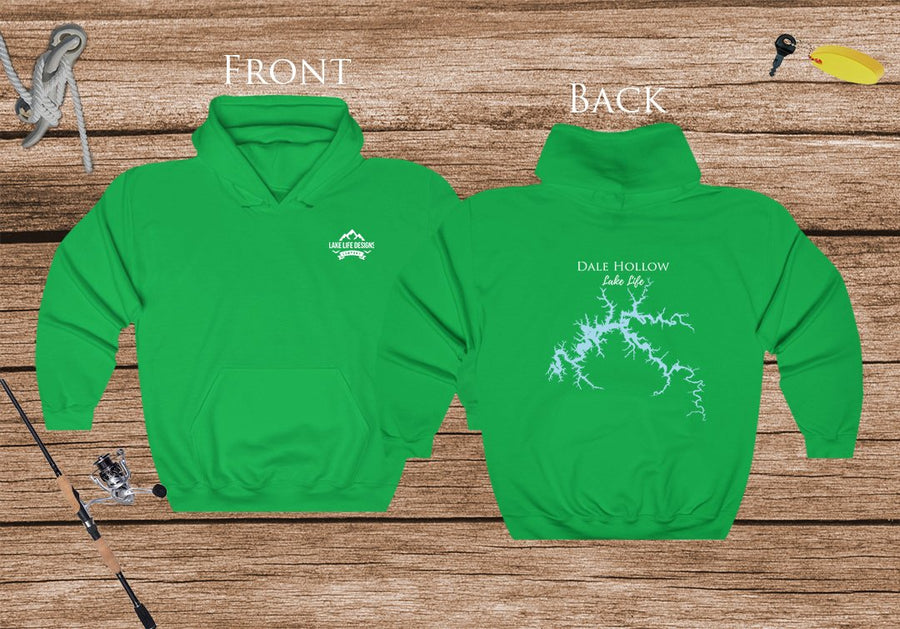 Dale Hollow Lake Life Hoodie - BACK PRINTED - Sweatshirt - Tennessee Lake