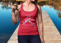 Dale Hollow Women's Ideal Racerback Tank - Tennessee Lake