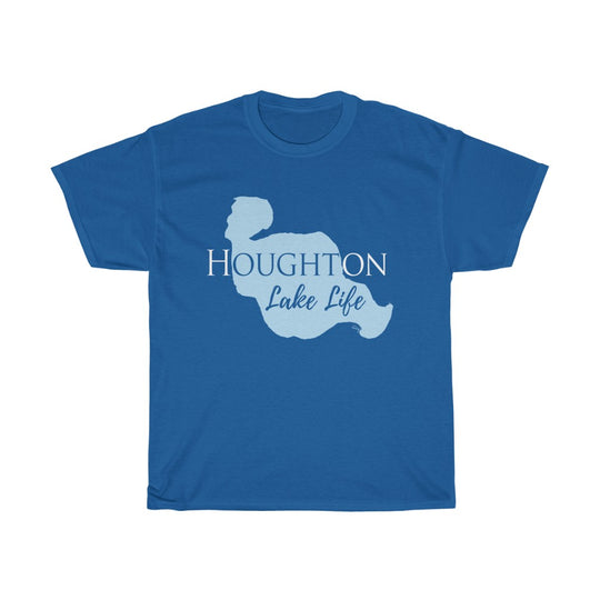 Houghton Lake Life Heavy Cotton Tee - Michigan Lake