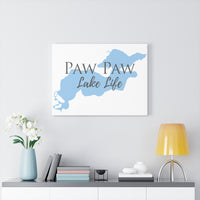 Paw Paw Lake Life  - Canvas Gallery Wrap - Canvas Print - Michigan Lake