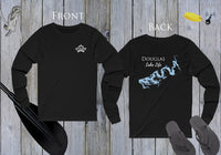 Douglas Lake Unisex Cotton Jersey Long Sleeve Tee - BACK PRINTED - Tennessee Lake