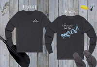 Douglas Lake Unisex Cotton Jersey Long Sleeve Tee - BACK PRINTED - Tennessee Lake
