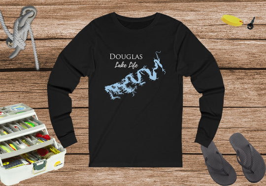 Douglas Lake Life Unisex Cotton Jersey Long Sleeve Tee - Tennessee Lake