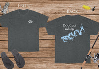 Douglas Lake Life Heavy Cotton Tee - BACK PRINTED -  Lake Douglas - Tennessee Lake
