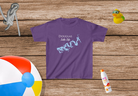Douglas Lake Life - Kids Heavy Cotton Tee - Tennesee Lake