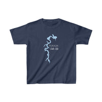 Yough Lake Life - Kids Heavy Cotton Youth Tee - Youghiogheny Lake - Maryland Lake