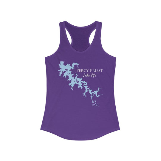 Percy Priest Lake Life Women's Ideal Racerback Tank - Tennessee Lake