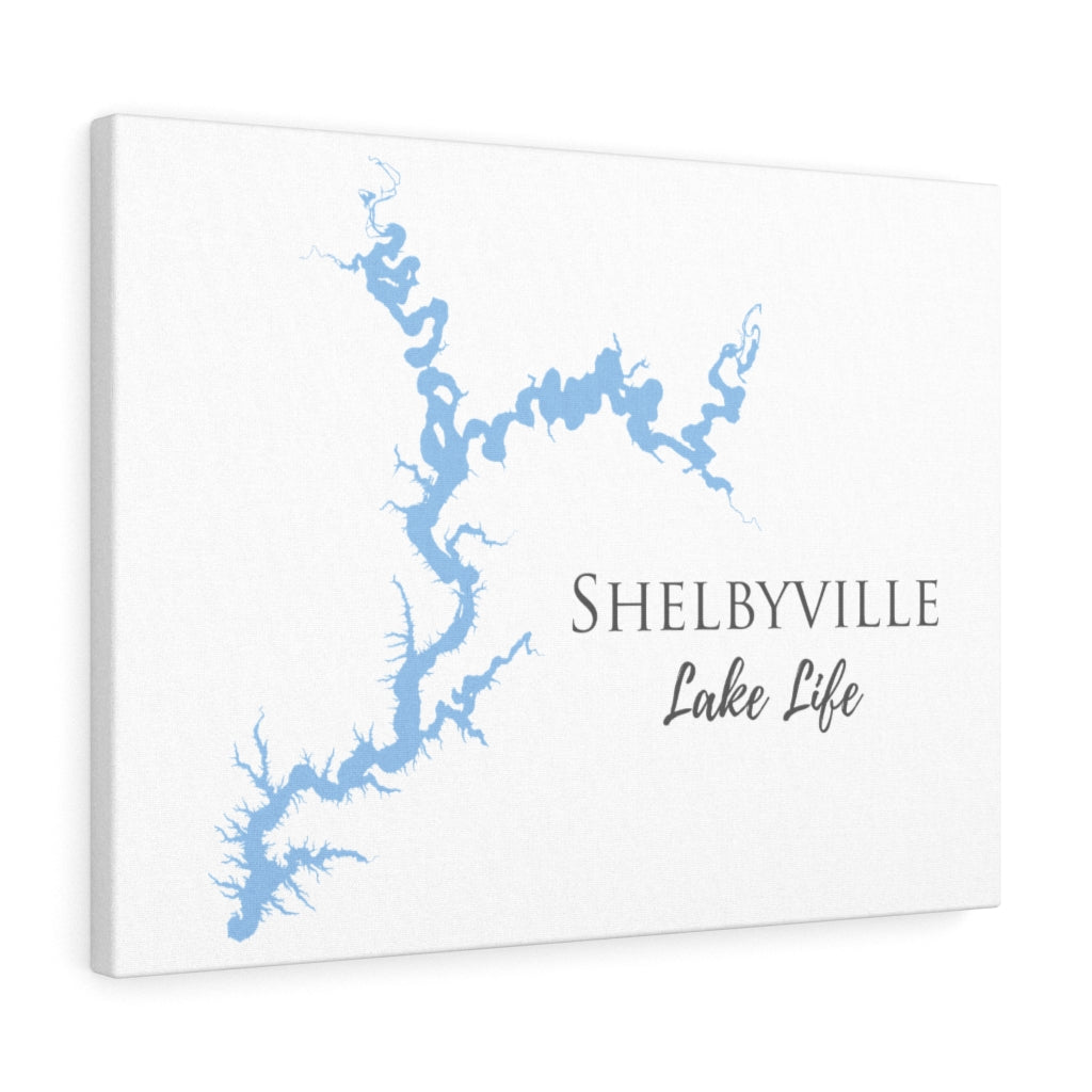Shelbyville Lake Life  - Canvas Gallery Wrap - Canvas Print - Illinois Lake