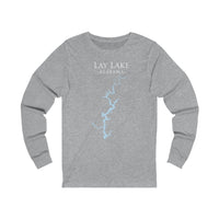 Lay Lake Alabama - Cotton Jersey Long Sleeve Tee - Alabama Lake