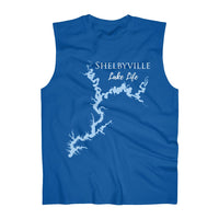 Shelbyville Lake Life - Men's Ultra Cotton Sleeveless Tank - Illinois Lake