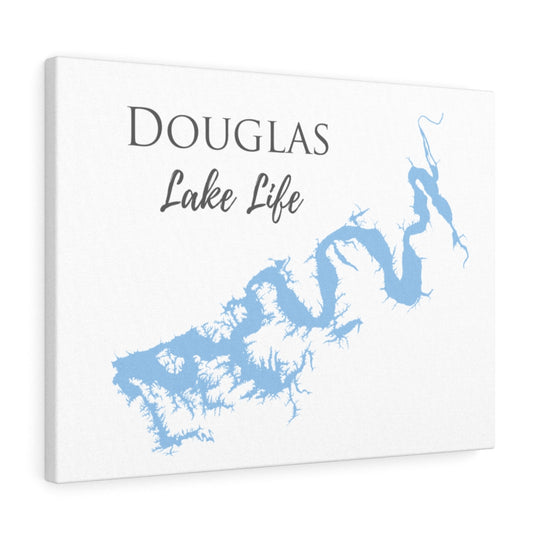 Douglas Lake Life  - Canvas Gallery Wrap - Canvas Print - Tennessee Lake