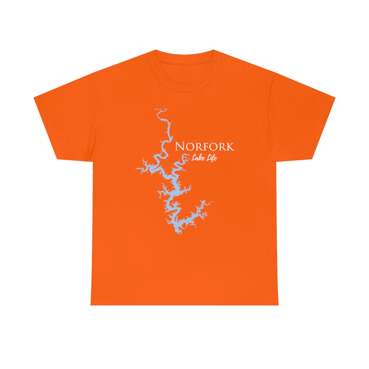 Norfork Lake Life Heavy Cotton Tee - Arkansas and Mississippi Lake