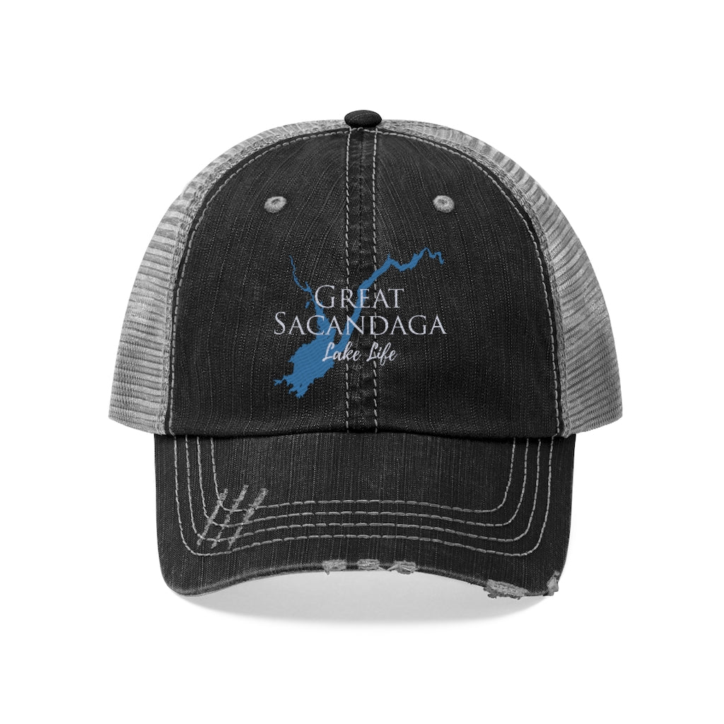 Great Sacandaga Lake Life Trucker Hat - New York Lake