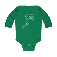 Shelbyville Lake Life - Infant Long Sleeve Bodysuit - Illinois Lake
