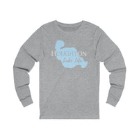 Houghton Lake Life Unisex Cotton Jersey Long Sleeve Tee - Michigan Lake
