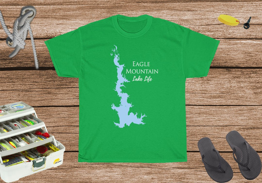 Eagle Mountain Lake Life Heavy Cotton Tee - Texas Lake
