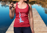 Eagle Mountain Lake Life - Women's Ideal Racerback Tank - Texas Lake
