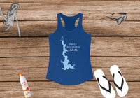 Eagle Mountain Lake Life - Women's Ideal Racerback Tank - Texas Lake