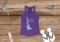 Eagle Mountain Lake Life - Women's Ideal Racerback Tank - Texas Lake