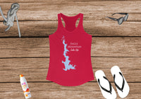 Eagle Mountain Lake Life - Women's Ideal Racerback Tank - Texas Lake
