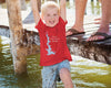 Eagle Mountain Lake Youth Shirt - Kids Heavy Cotton Tee - Texas Lake